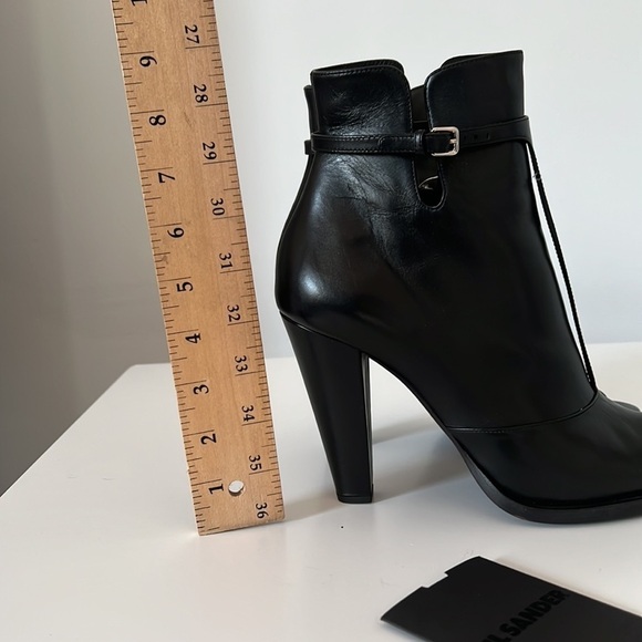 Jil Sander leather peep toe bootie - Picture 5 of 5